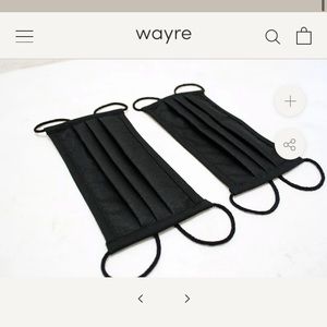 3 wayer adult masks - black - UNWORN, UNUSED, SAFE